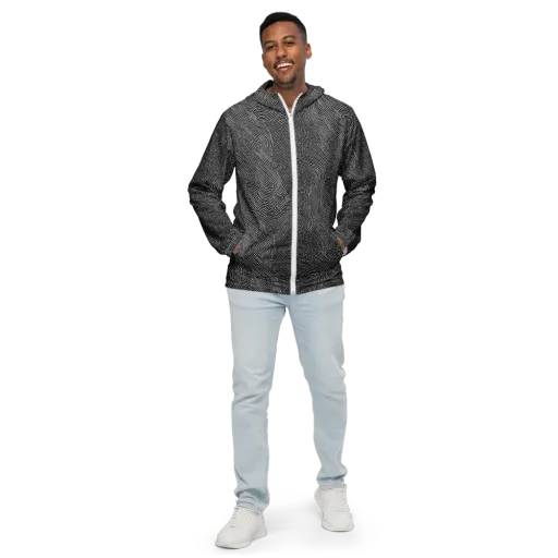 Zenith Stripes on a Men's Windbreaker
