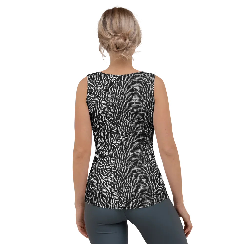 Zenith Stripes on Women's Tank Top — Back