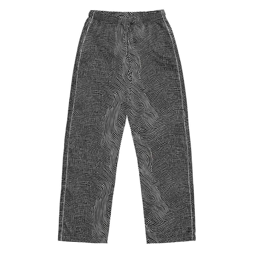 Zenith Stripes on Women's Pajama Pants — Front