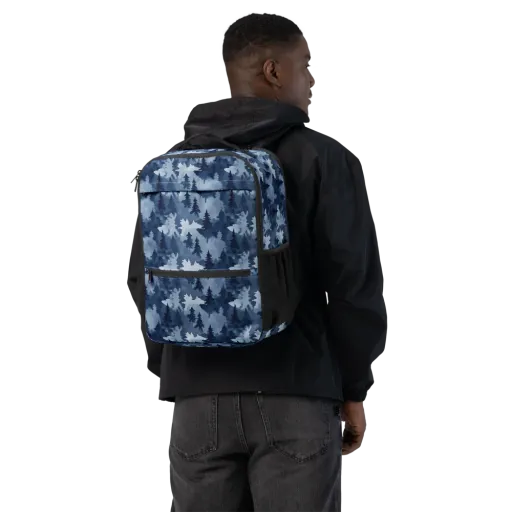 Frosted Evergreen on a Utility Backpack