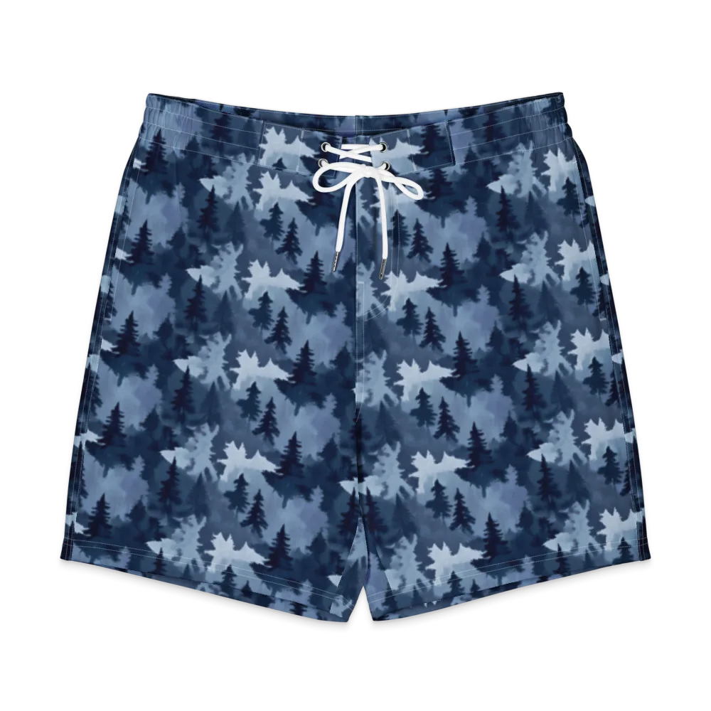 Frosted Evergreen on Men's Board Shorts — Front