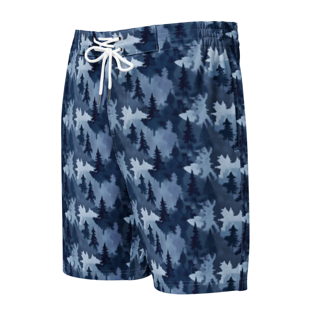 Frosted Evergreen on Men's Board Shorts — Front