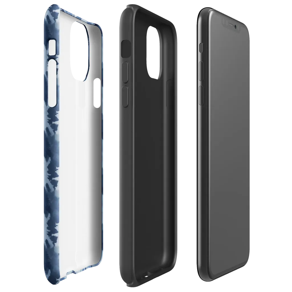 Frosted Evergreen on Tough Case for iPhone® — Right