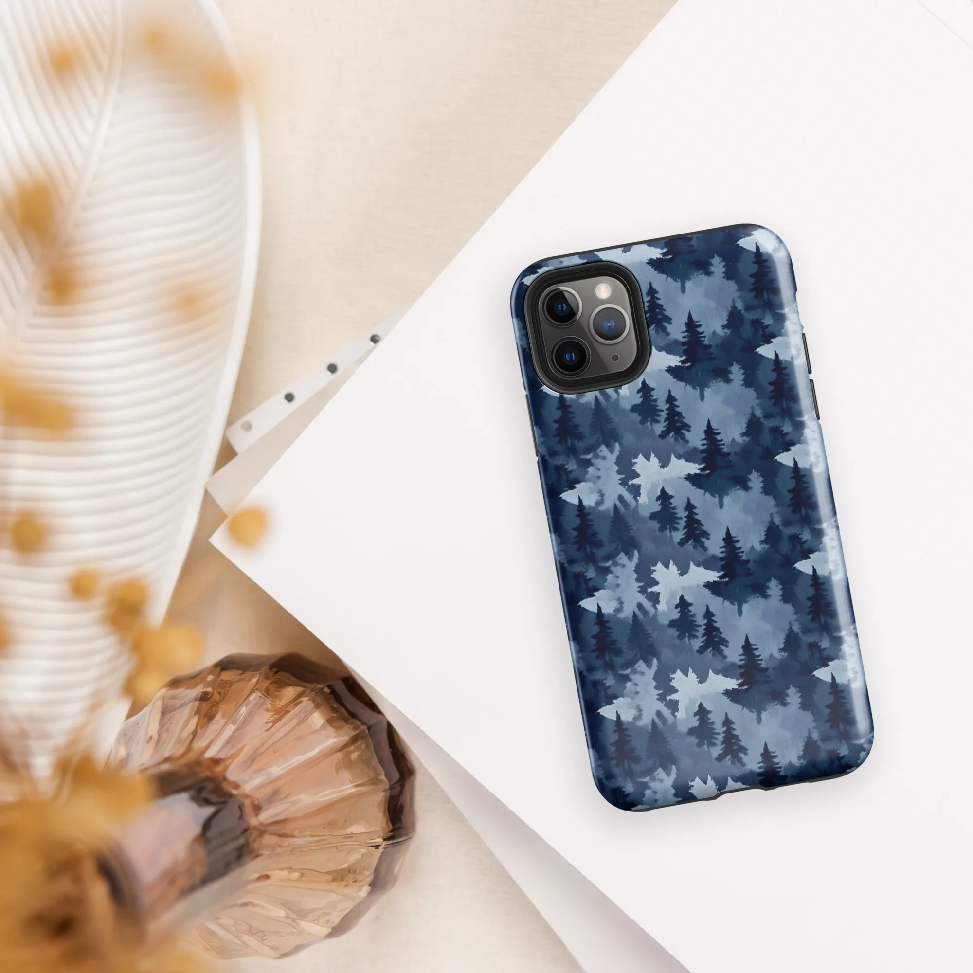 Frosted Evergreen on Tough Case for iPhone® — Front