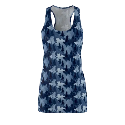 Frosted Evergreen on a Racerback Dress