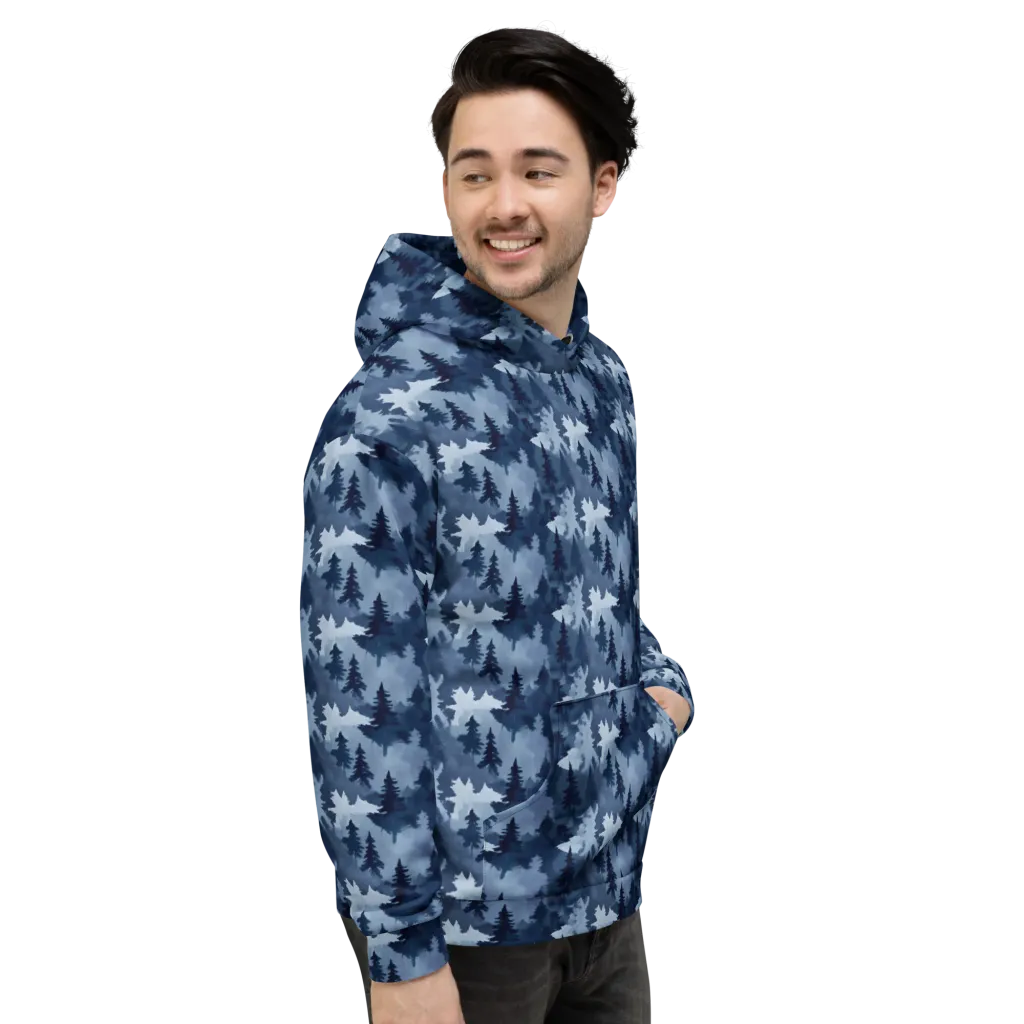 Frosted Evergreen on Hoodie — Right