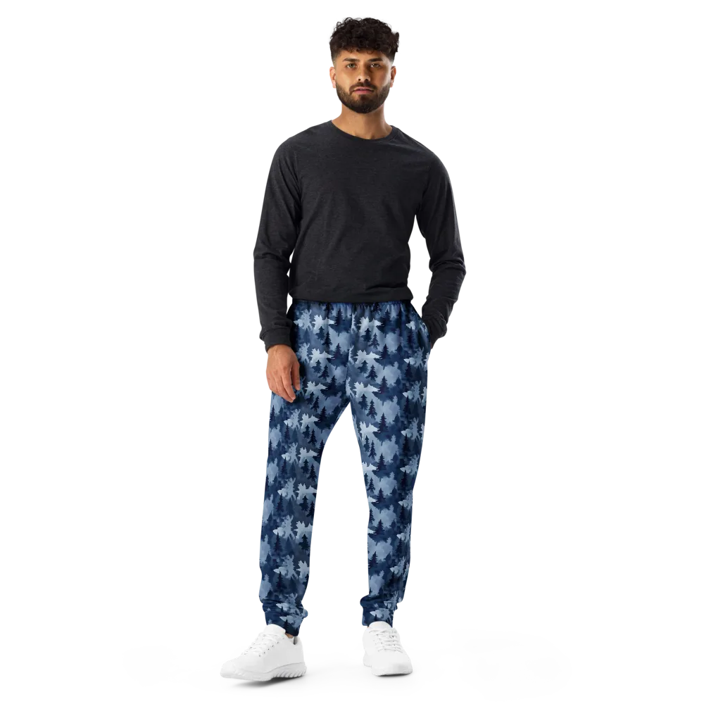 Frosted Evergreen on Men's Joggers — Front