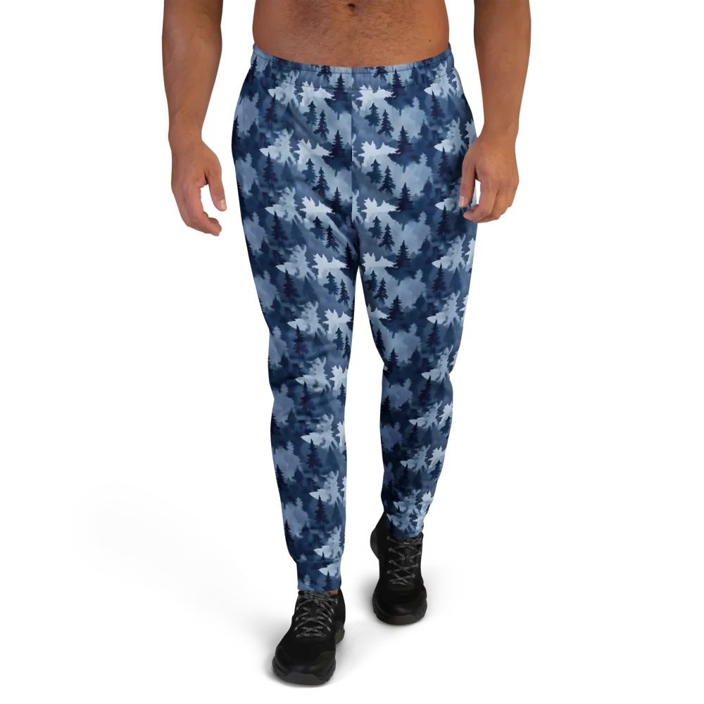 Frosted Evergreen on Men's Joggers — Front