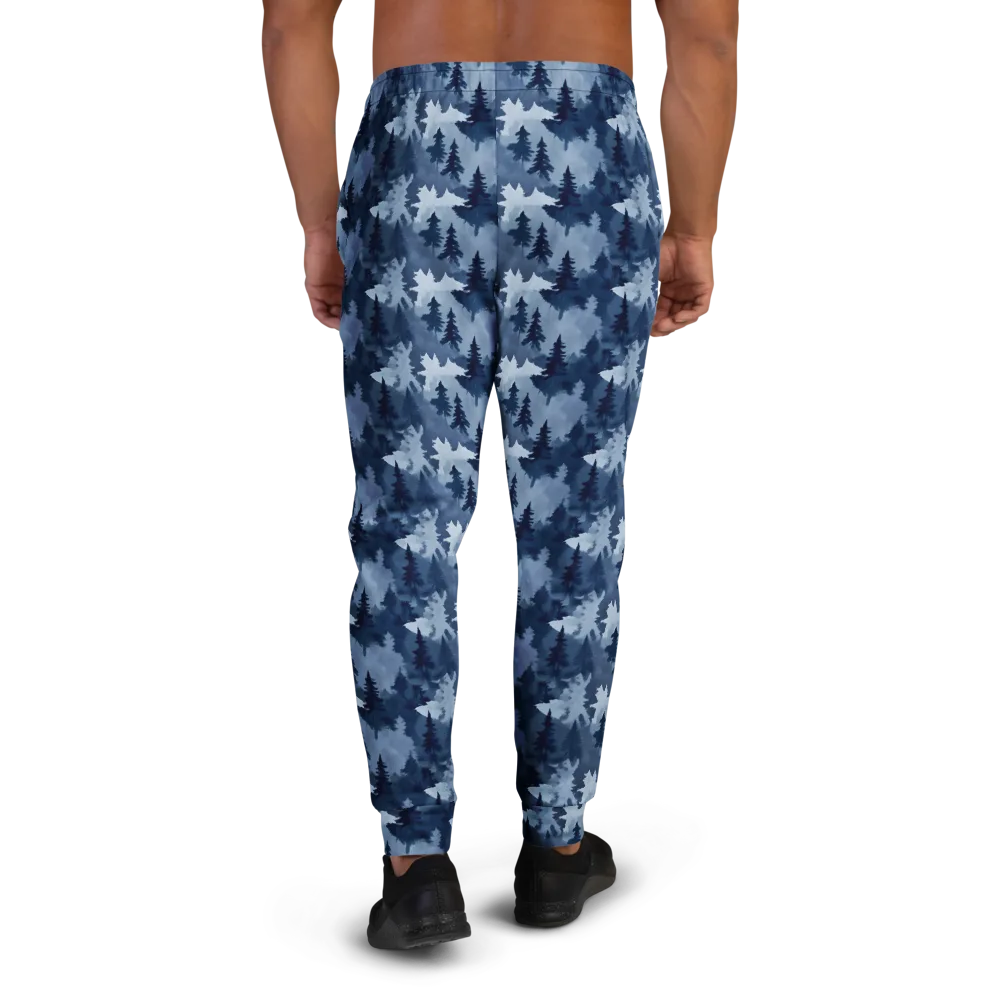 Frosted Evergreen on Men's Joggers — Back