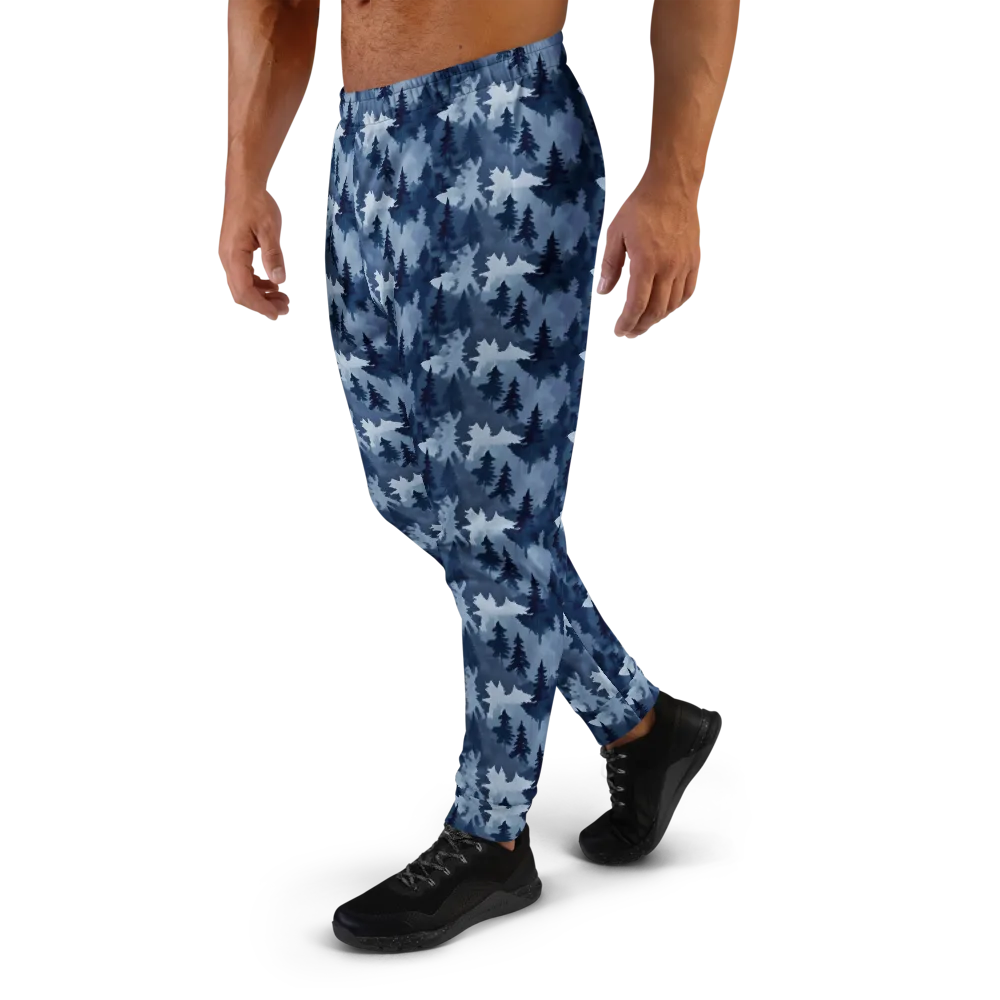 Frosted Evergreen on Men's Joggers — Left