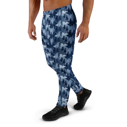 Frosted Evergreen on a Men's Joggers
