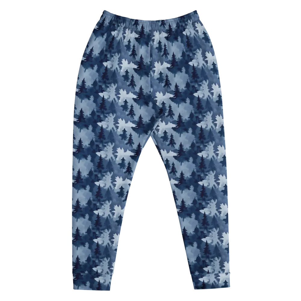 Frosted Evergreen on Men's Joggers — Front