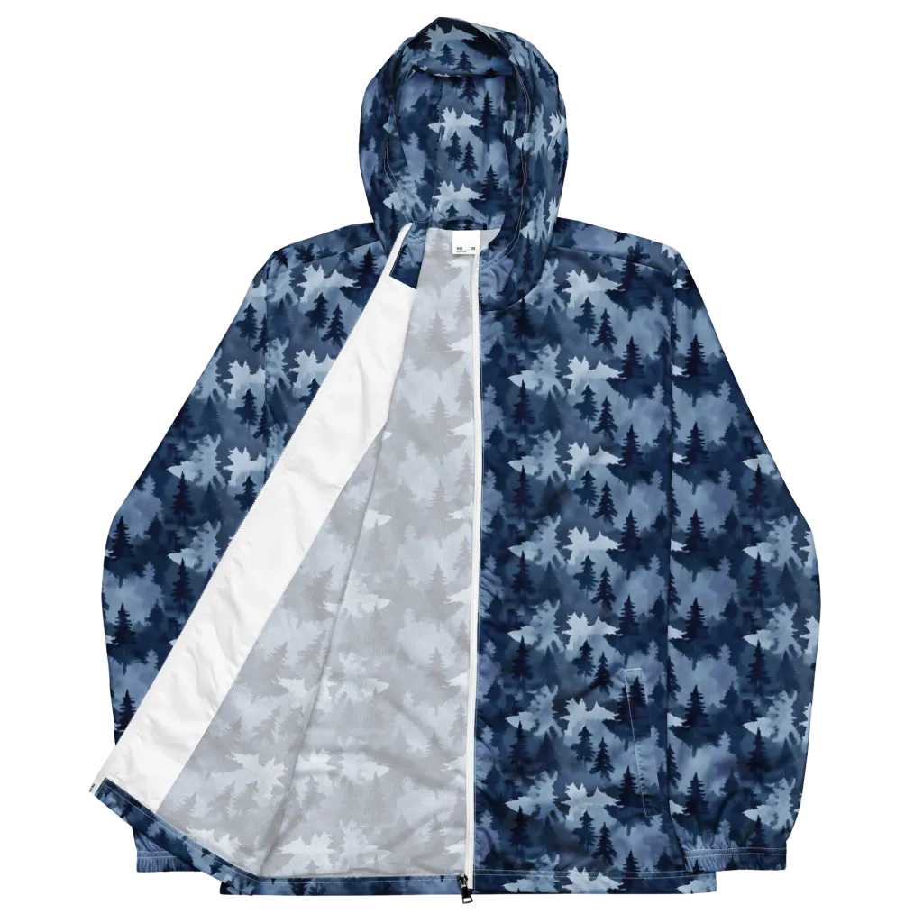Frosted Evergreen on Men's Windbreaker — Front