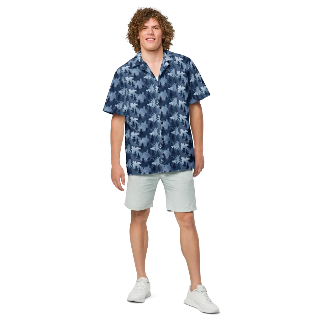 Frosted Evergreen on Button Shirt — Front