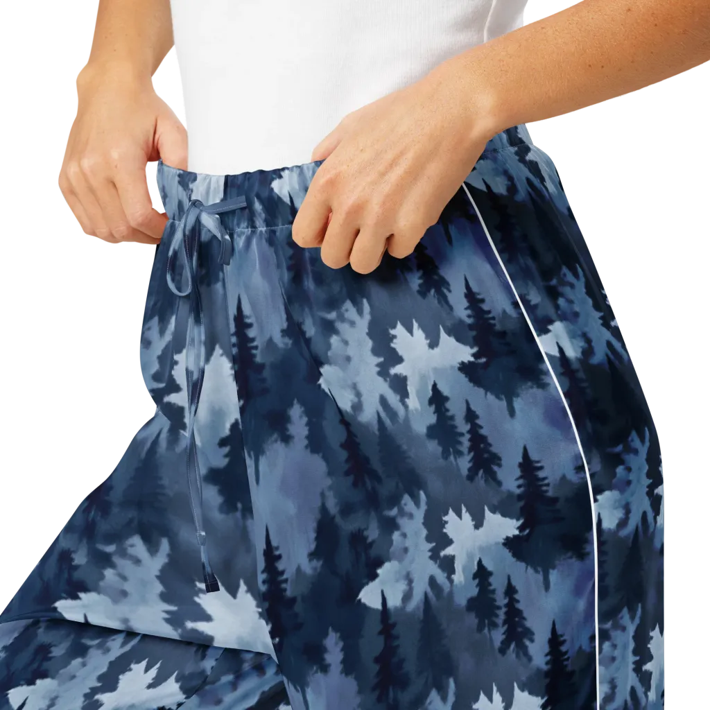 Frosted Evergreen on Women's Pajama Pants — Product details