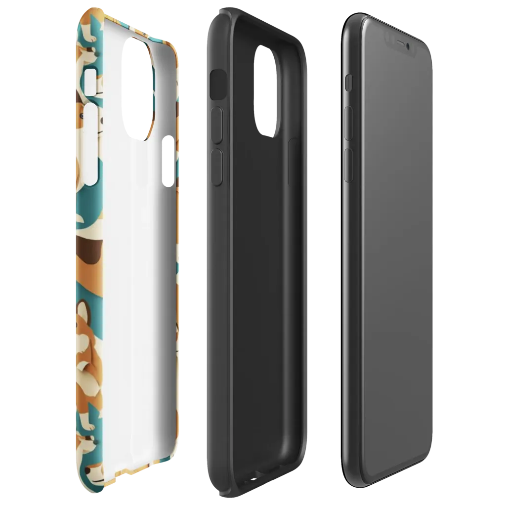 The Corgi Circuit on Tough Case for iPhone® — Right
