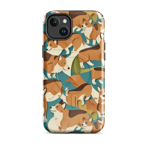 The Corgi Circuit on a MagSafe Tough Case for iPhone®