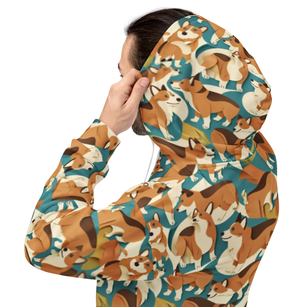 The Corgi Circuit on Hoodie — Back