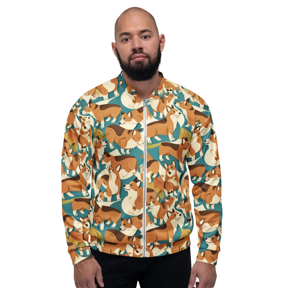 The Corgi Circuit on Bomber Jacket — Front