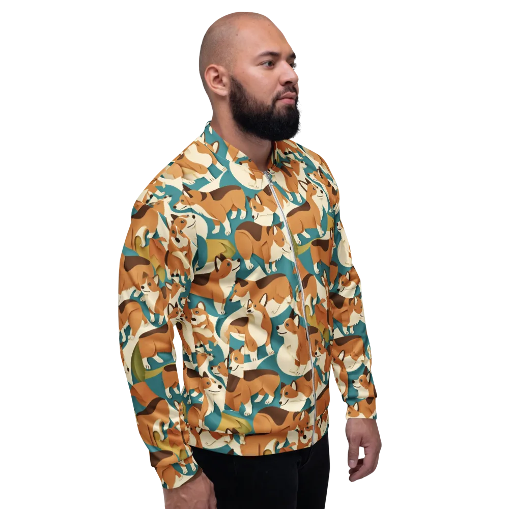 The Corgi Circuit on Bomber Jacket — Right