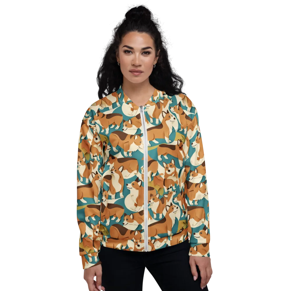 The Corgi Circuit on Bomber Jacket — Front