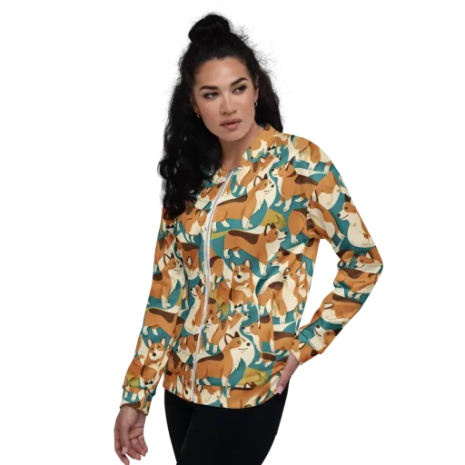 The Corgi Circuit on a Bomber Jacket