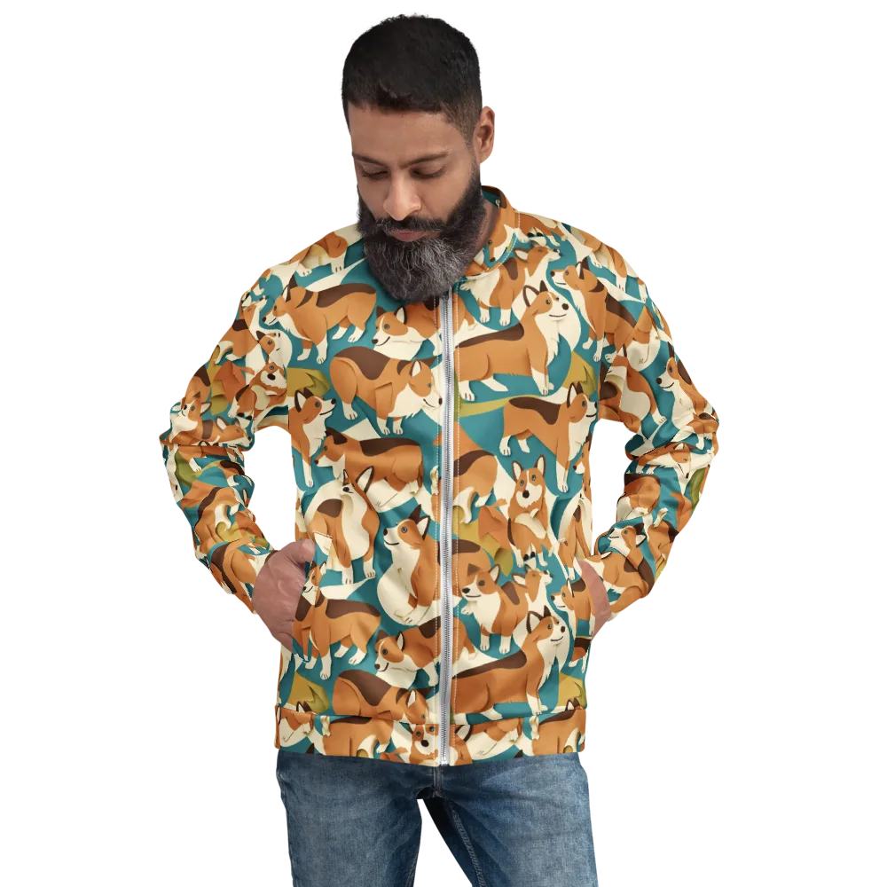 The Corgi Circuit on Bomber Jacket — Front
