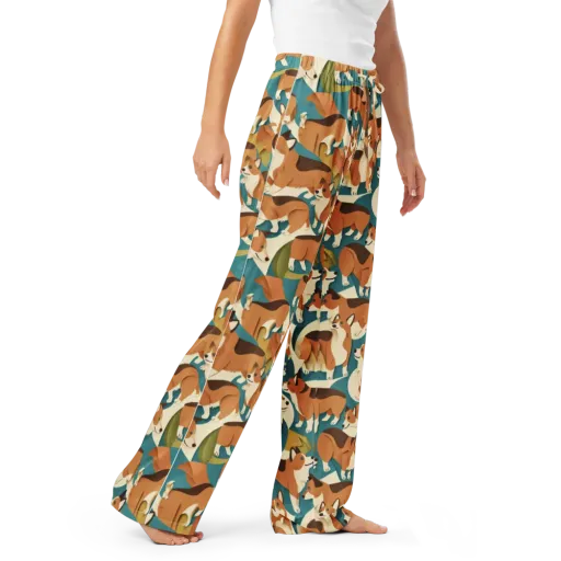 The Corgi Circuit on a Women's Pajama Pants