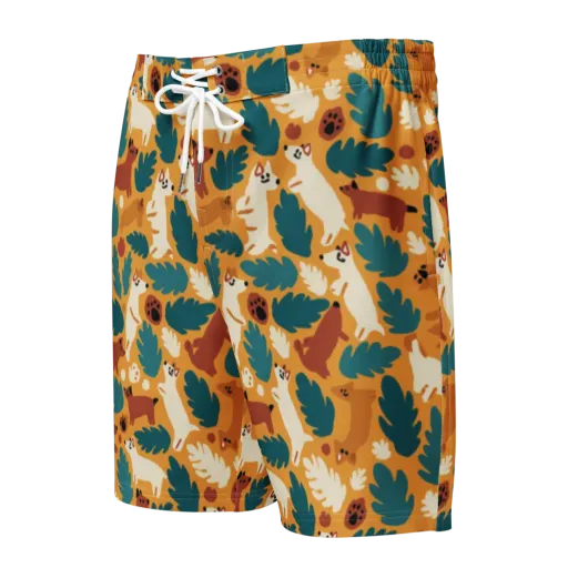 Amberwood Menagerie on a Men's Board Shorts