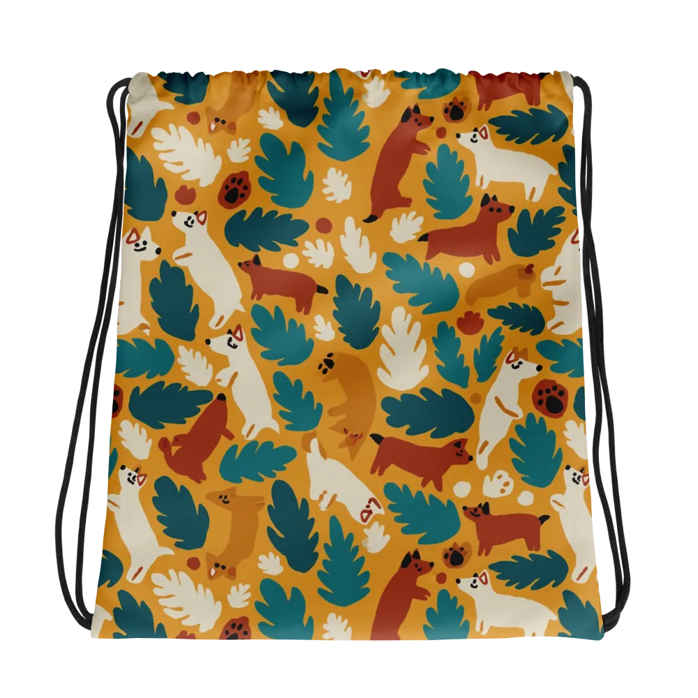 Amberwood Menagerie on Drawstring Bag — Photo