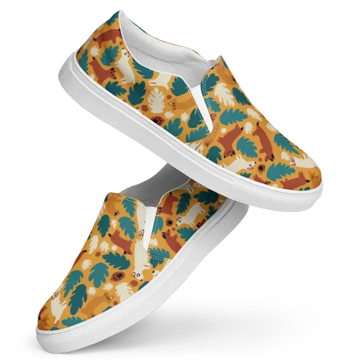 Amberwood Menagerie on a Women's Slip-On Canvas Shoes
