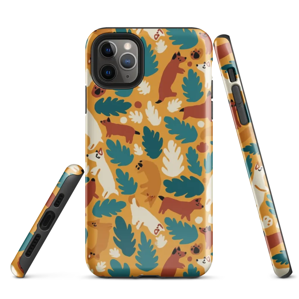 Amberwood Menagerie on Tough Case for iPhone® — Front