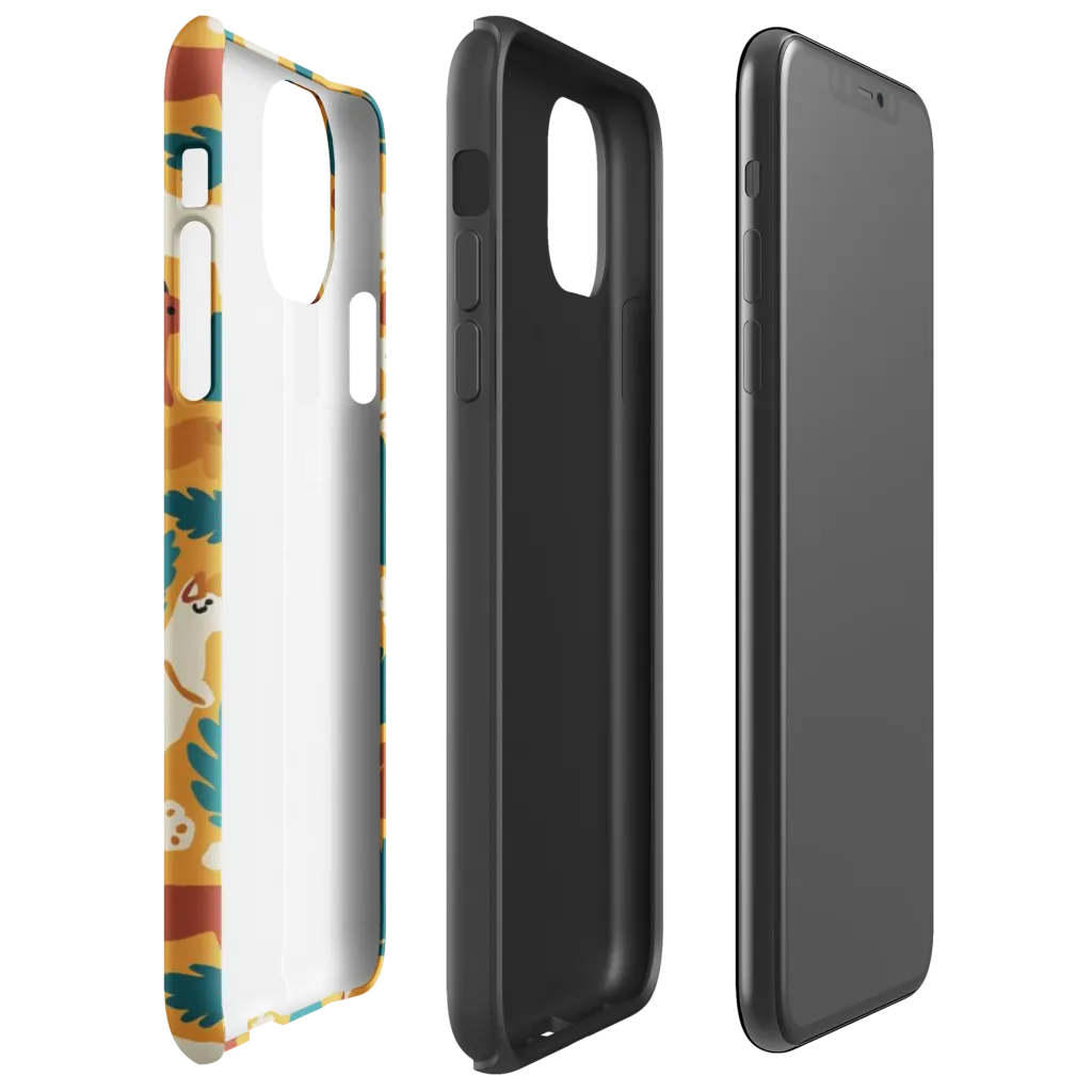 Amberwood Menagerie on Tough Case for iPhone® — Right