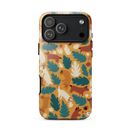 Amberwood Menagerie on a Tough Case for iPhone®