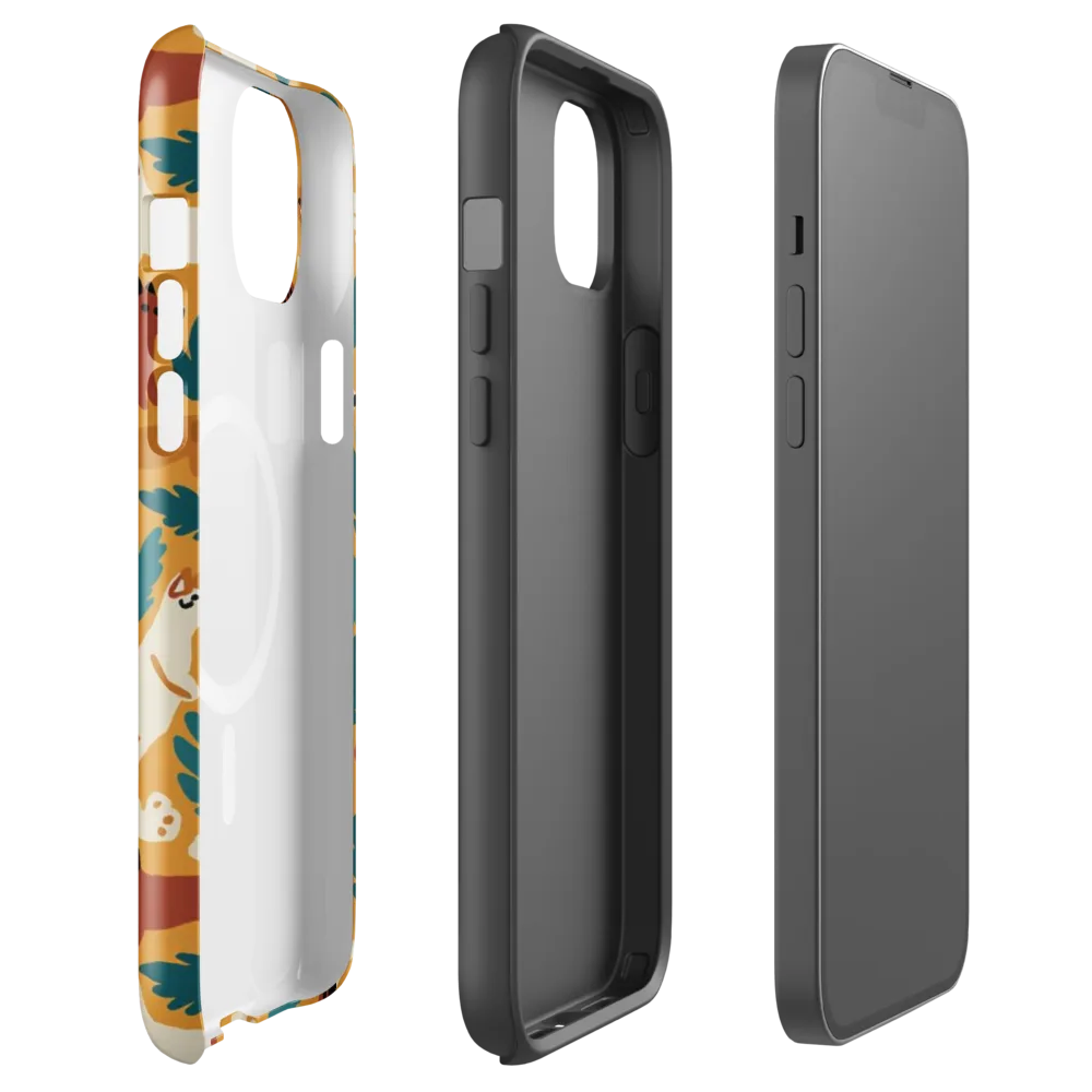 Amberwood Menagerie on MagSafe Tough Case for iPhone® — Front