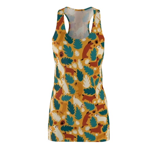 Amberwood Menagerie on a Racerback Dress