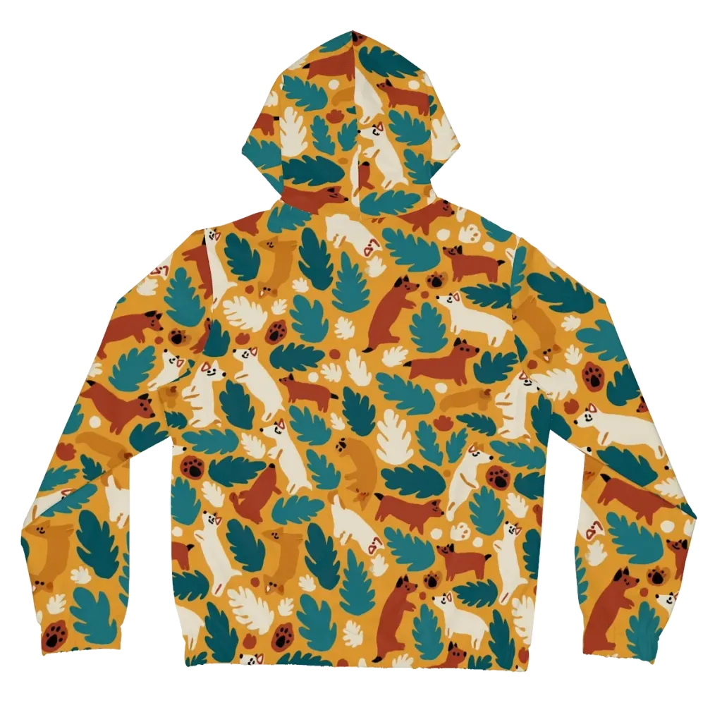 Amberwood Menagerie on Women's Full-Zip Hoodie — Back