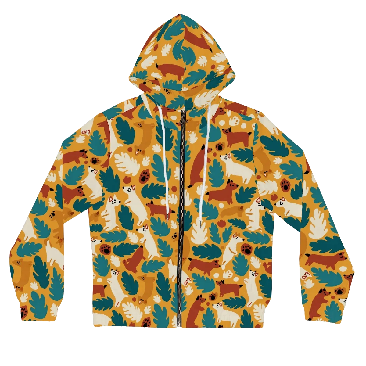 Amberwood Menagerie on Women's Full-Zip Hoodie — Front