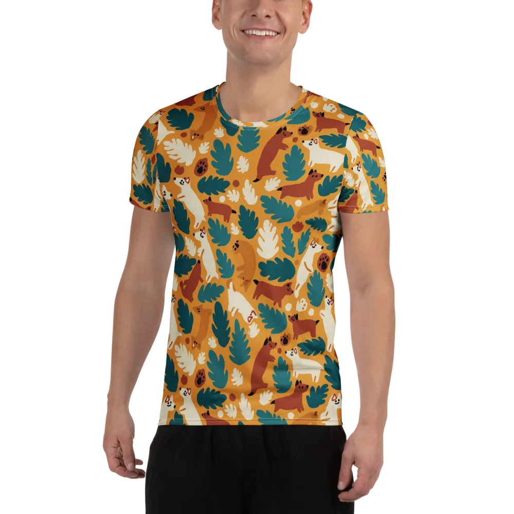 Amberwood Menagerie on Men's Athletic T-Shirt — Front
