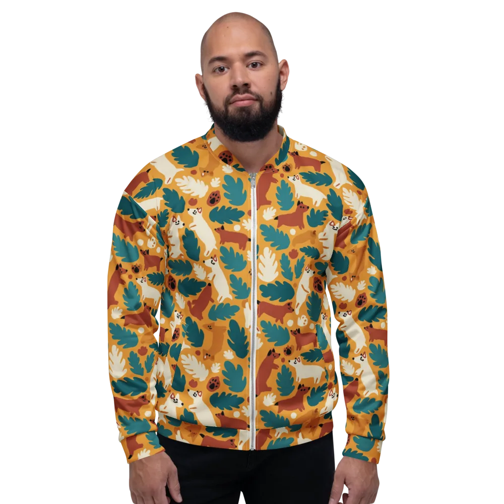 Amberwood Menagerie on Bomber Jacket — Front