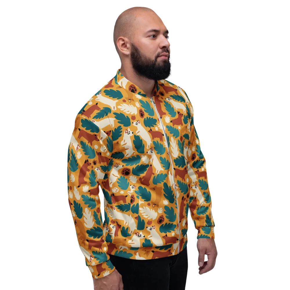 Amberwood Menagerie on Bomber Jacket — Right