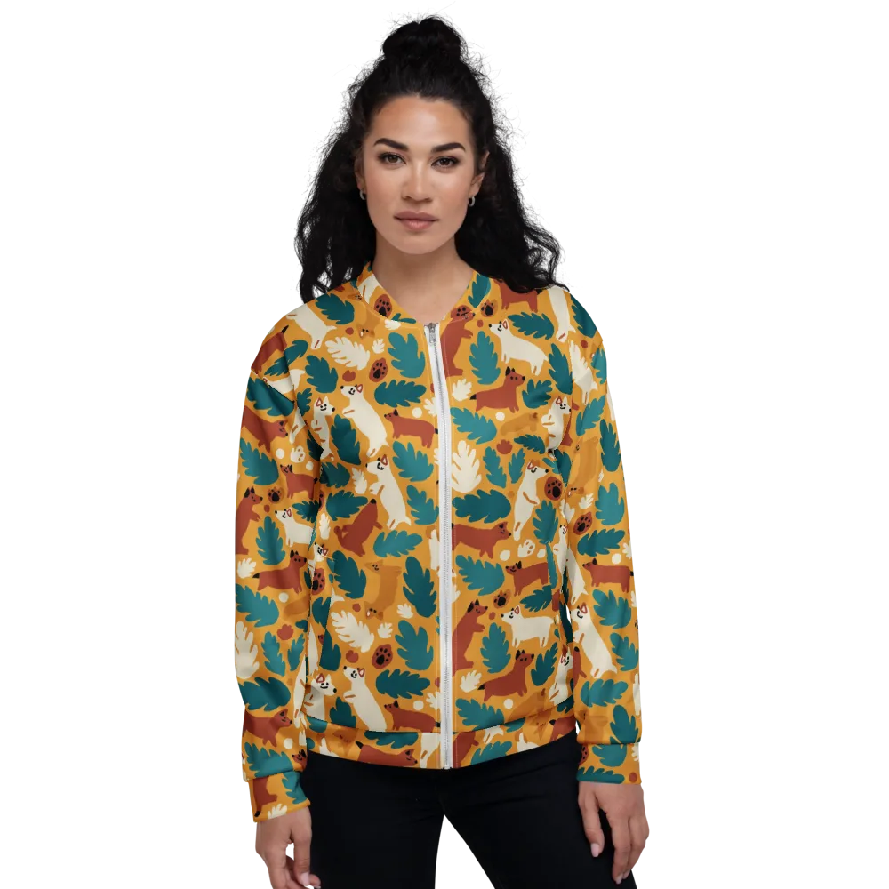Amberwood Menagerie on Bomber Jacket — Front