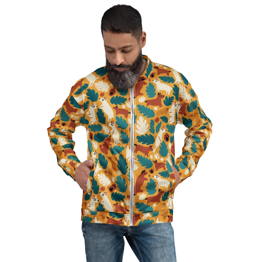 Amberwood Menagerie on Bomber Jacket — Front