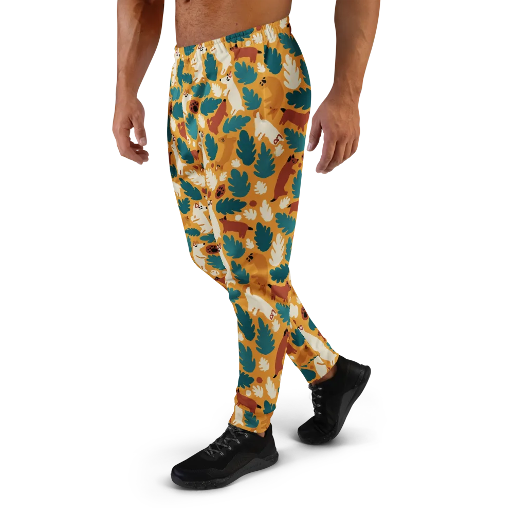 Amberwood Menagerie on Men's Joggers — Left