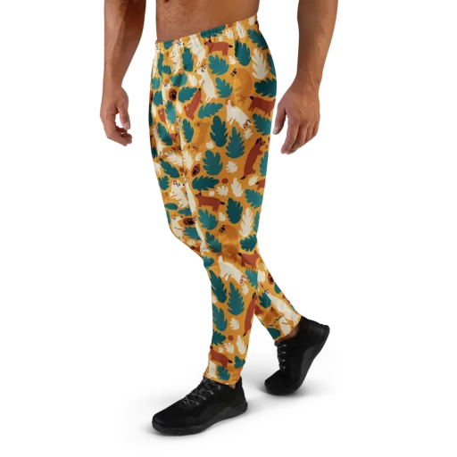 Amberwood Menagerie on a Men's Joggers