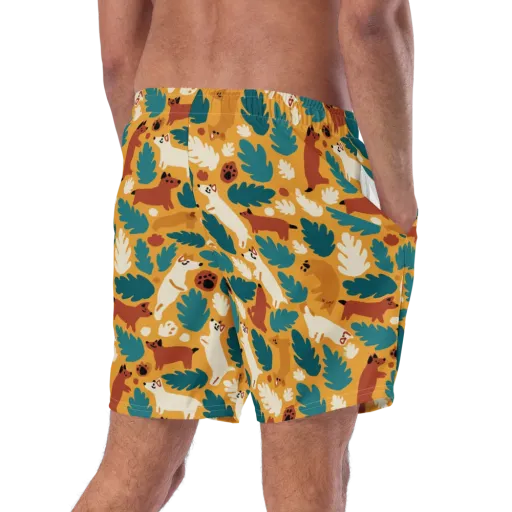 Amberwood Menagerie on a Swim Trunks