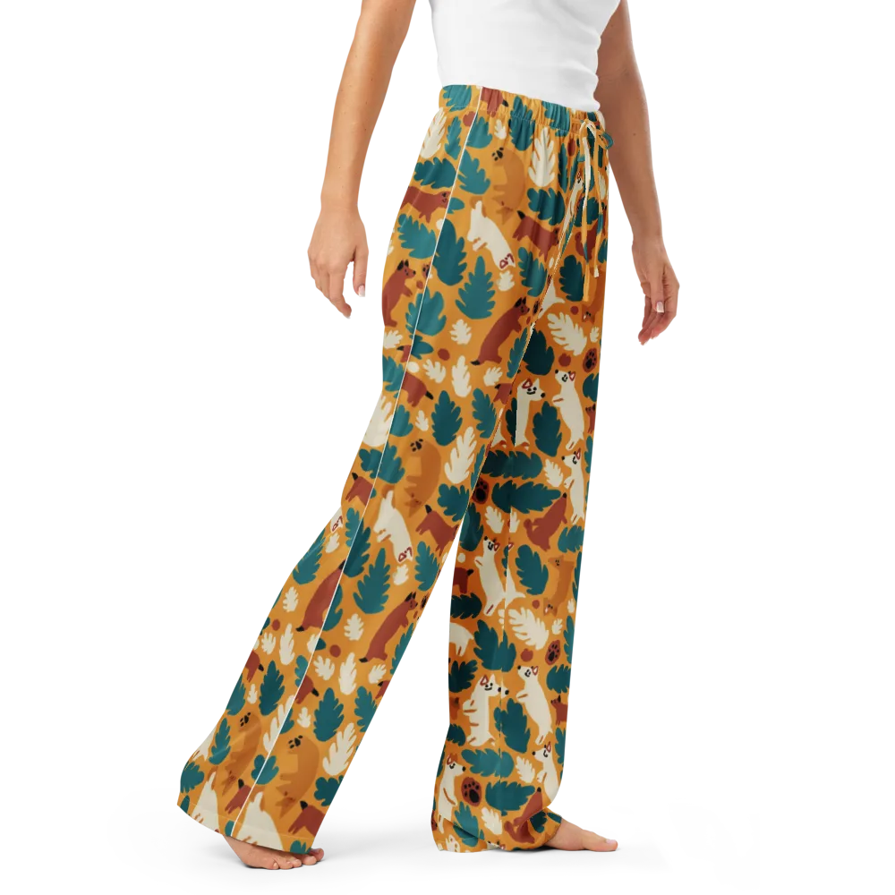Amberwood Menagerie on Women's Pajama Pants — Right Front