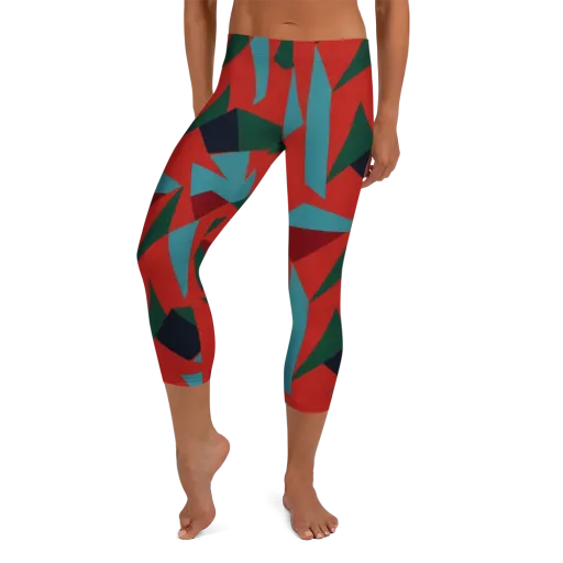 Canyon Prism on a Capri Leggings