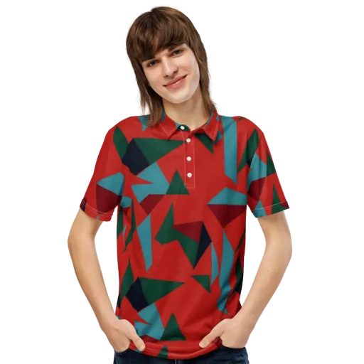 Canyon Prism on a Men's Slim Fit Polo Shirt