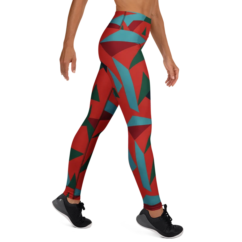 Canyon Prism on Yoga Leggings — Right